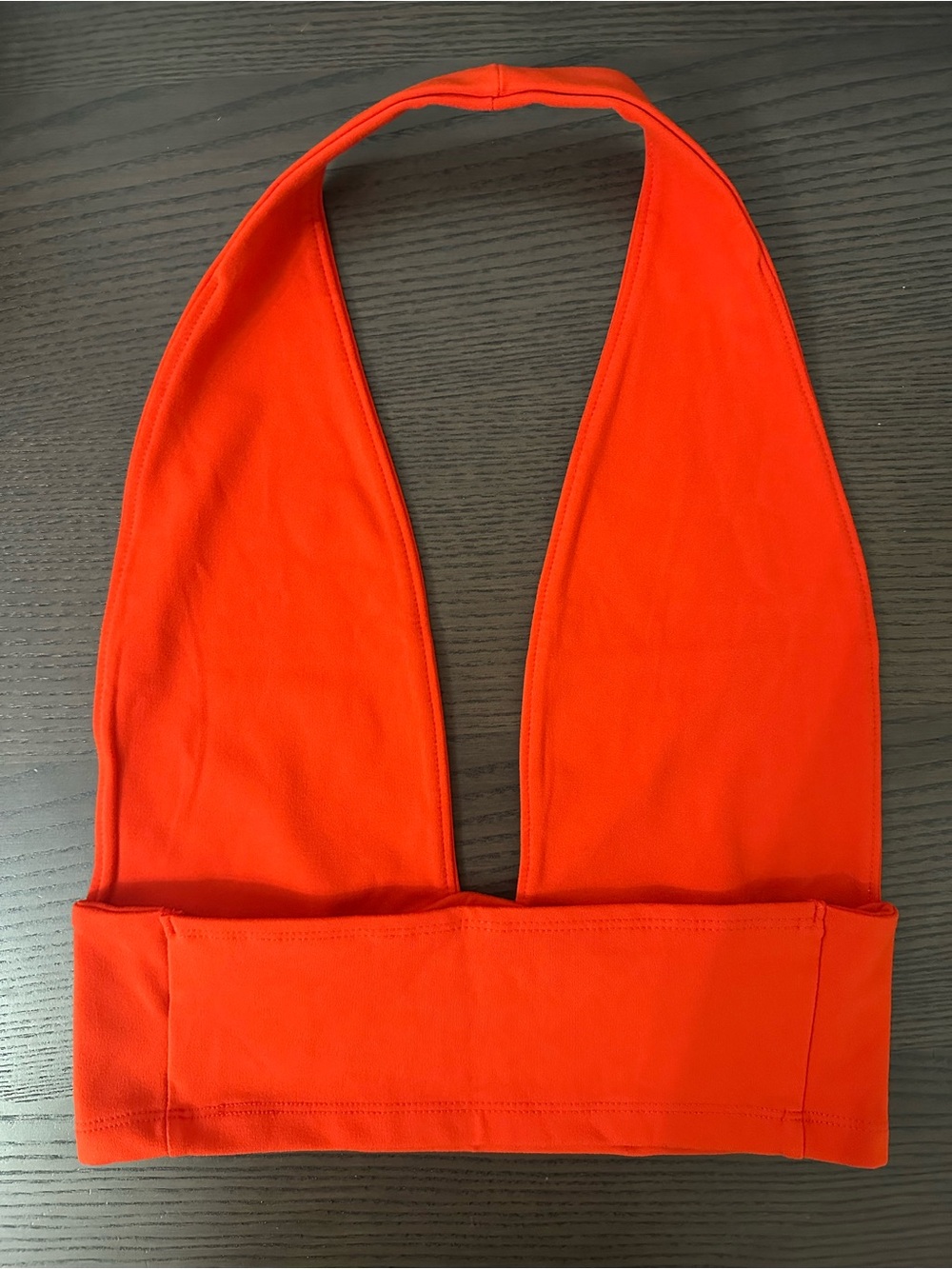 wild fable Bright Red Halter Crop Top - Picture 2 of 3